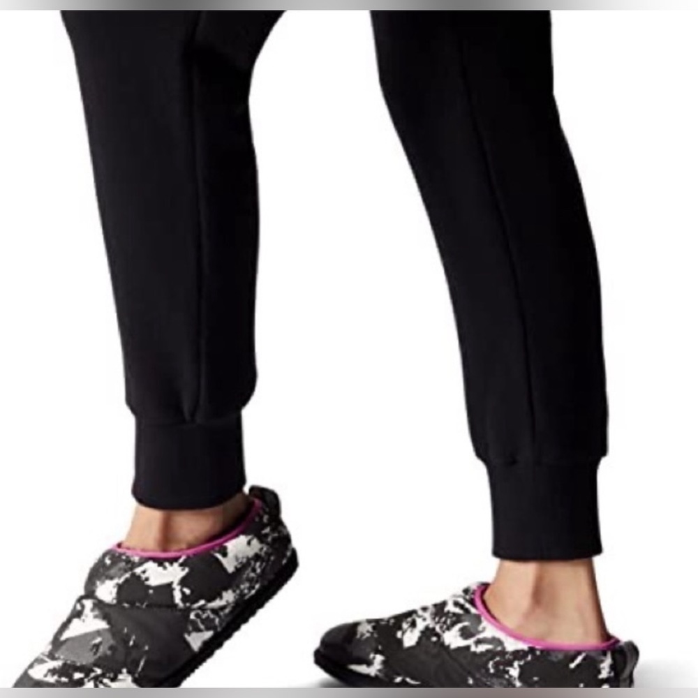 Sorel Go Bodega Run Slippers Faux Slip on Quarry Black Size 6